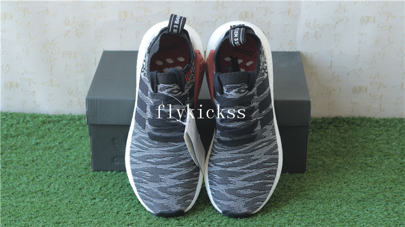 Adidas NMD R2 Primeknit Black Glitch BY9409